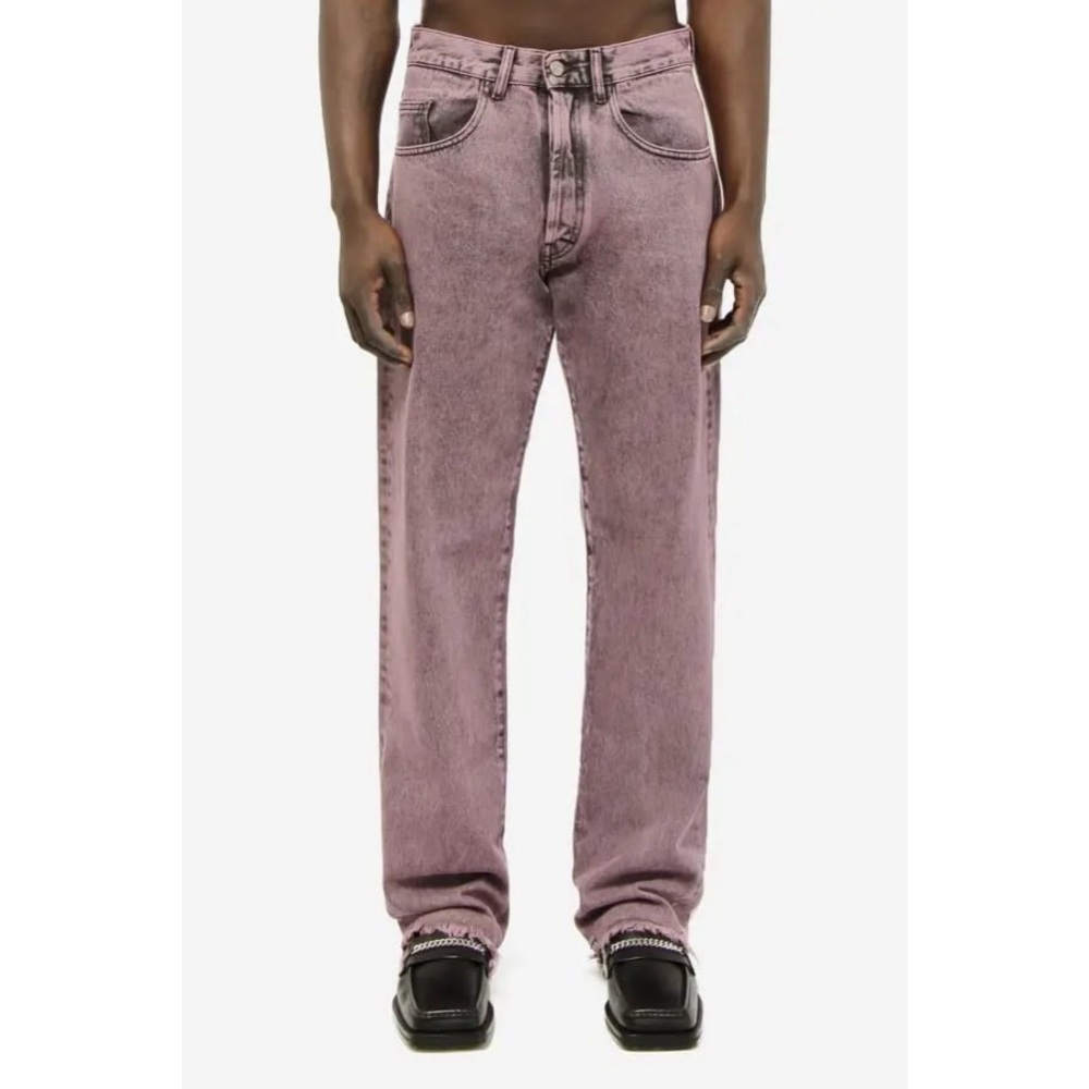 ARIES Acid Wash Batten Jeans in Rose-Pink, NEW, Size 32